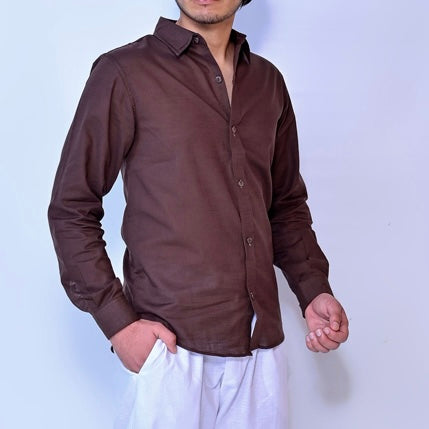 Tailored Fit Linen Shirt