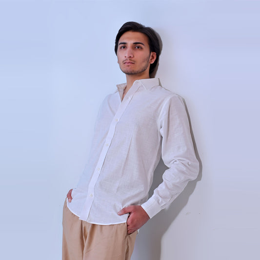 Tailored Fit Linen Shirt